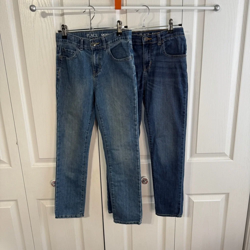 Children’s‎ Place lot of 2 blue jeans skinny size 10